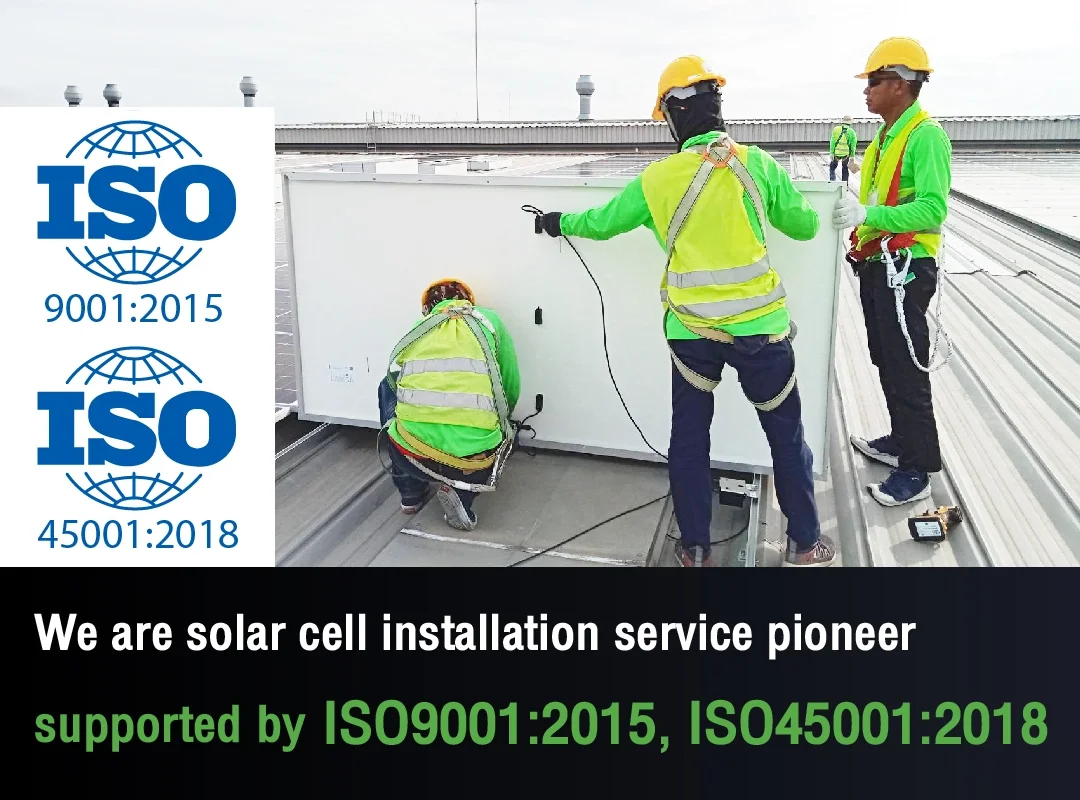 Solar cell installation services