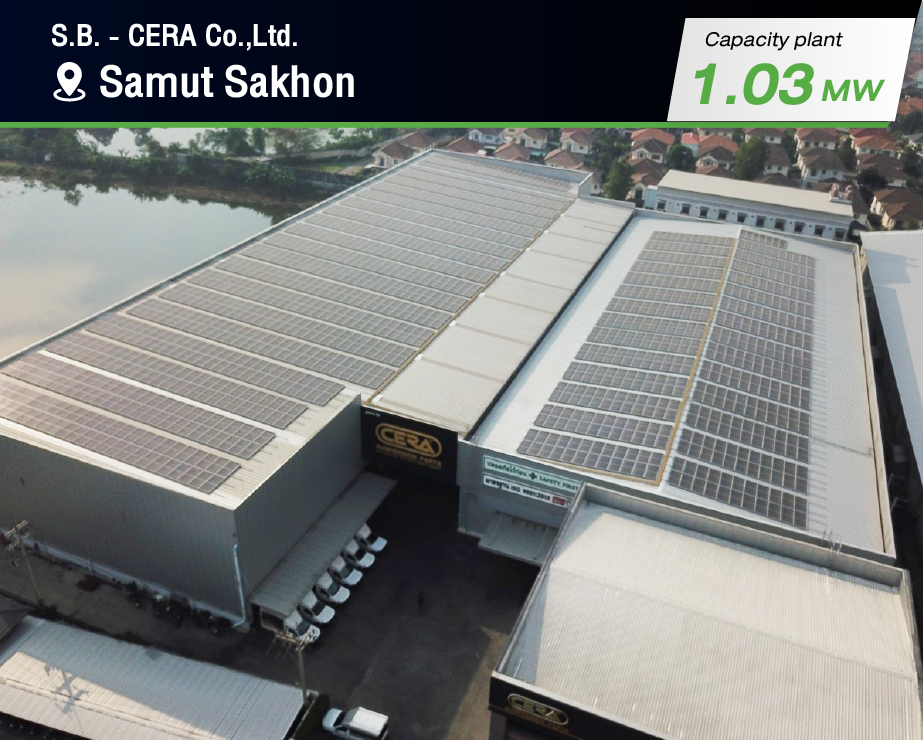 รับติดตั้งโซล่าเซลล์โรงงาน